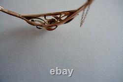 SUFFRAGETTE EDWARDIAN 9CT ROSE GOLD'TRILOGY' BRACELET C1910's, ORIGINAL BOX