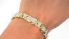 Solid 10k Gold Diamond Bracelet For Men 3 1ct By Luxurman