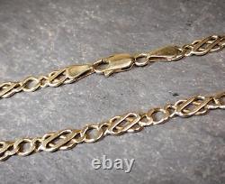 Solid 9ct Gold CELTIC KNOT BRACELET Infinity Link 5.9g