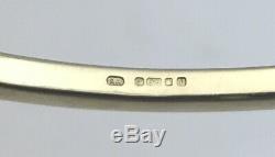 Solid 9ct Gold Circular Bangle. 20.4 Grams. Edinburgh Hallmarks