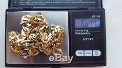 Solid 9ct Gold Curb Chain 66.7 Grams 24 Long