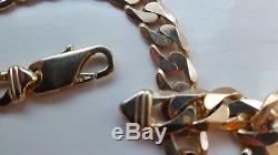 Solid 9ct Gold Curb Chain 66.7 Grams 24 Long