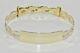 Solid 9ct Gold Expanding Baby Id Bangle New Gift Boxed