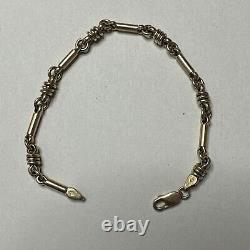 Solid 9ct Gold Fancy Link Bracelet