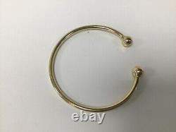 Solid 9ct Gold, Open Bangle. 17 grams