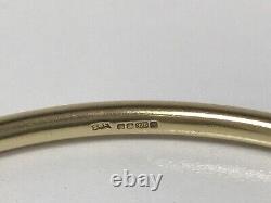 Solid 9ct Gold, Open Bangle. 17 grams