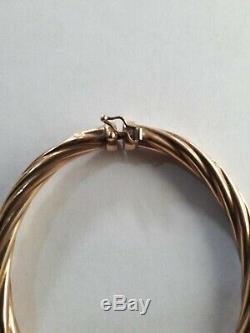Solid 9ct Yellow Gold Bangle, 10gms