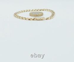 Solid 9ct gold bracelet. 15.88 grams
