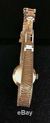 Solid 9k 9ct Gold OMEGA Ladies Bracelet Watch All Working As Should