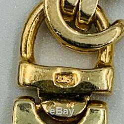 Solid Heavy 9ct Yellow Gold Fancy Link 8 Bracelet # 758