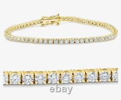 Speacial offer- 5.00 Ct Top Quality Round Diamond Tennis Bracelet, yellow Gold
