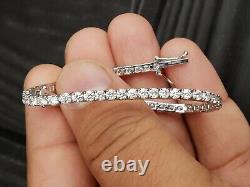 Special offer 2.50 ct Claw Set Natural Round Diamond Tennis Bracelet White Gold