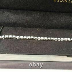 Stunning 9 Carat White Gold Diamond (1 Carat) Tennis Bracelet Bnib & Receipt