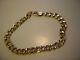 Stunning 9 Ct Yellow Gold 7 Bracelet -old- Lovely Plump Curb Design