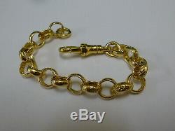 Stunning 9ct Gold Child's 5.5 Belcher Bracelet Fully hallmarked