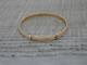 Stunning 9ct Gold Patterned Expanding Baby Childs Bangle Bracelet 4.5 Wrist