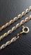Stunning 9ct Three Tone Rope Twist Bracelet 7 Inches 2 Grams