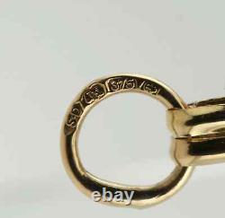 Stunning 9ct Yellow Gold 7.4g Large 6 Bar Fancy Heavy Bracelet