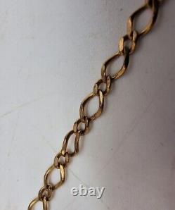 Stunning 9ct Yellow Gold Chain Style Bracelet 7.5