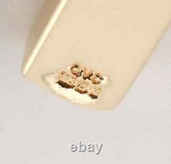 Stunning 9ct Yellow Gold Rainbow Stone Set 7.4/18.5cm Tennis Bracelet