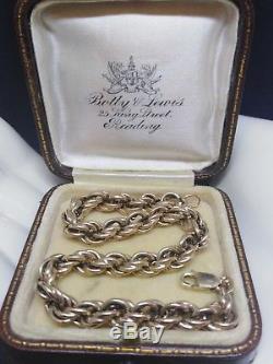 Stunning Heavy 9ct gold Thick Rope Bracelet