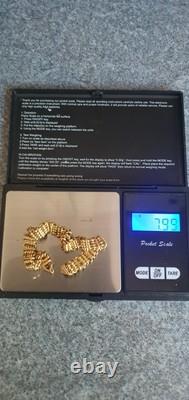 Stunning Milor 9ct Gold Bracelet Italy 7.99 Grams