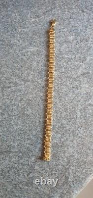 Stunning Milor 9ct Gold Bracelet Italy 7.99 Grams