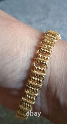 Stunning Milor 9ct Gold Bracelet Italy 7.99 Grams
