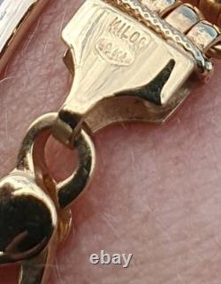Stunning Milor 9ct Gold Bracelet Italy 7.99 Grams