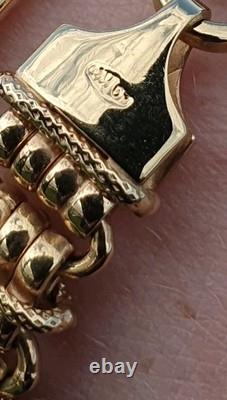 Stunning Milor 9ct Gold Bracelet Italy 7.99 Grams