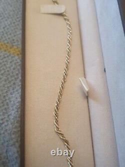 Stunning Vintage 2 Tone Woven 9ctGold Bracelet 7 Excellent Condition