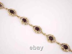 Stunning Vintage 9ct Yellow Gold Spider Link Bracelet 7.25