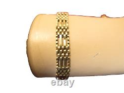 Superb Solid 9ct Gold Fancy Bracelet Weight 13.7 Grams