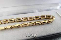 Superb Vintage 9ct Gold Bracelet Boxed 8.9 Grams