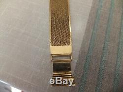 Superb Vintage Omega 9 ct solid gold watch / bracelet, 1979, boxed, wow
