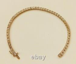 THIS IS A 9ct GOLD DIAMOND SET BRACELET