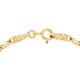 Tjc 9ct Yellow Gold Belcher Chain Bracelet For Women Size 7.5 Inches