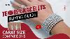 Tennis Bracelet Buying Guide Diamond Carat Comparisons On A Hand 1 Carat 2 3 4 5 7 8 10 Carat