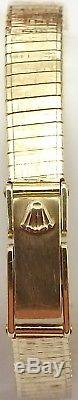 Tudor Rolex 9ct gold Vintage watch 7.25inch 9ct Rolex bracelet. In working order