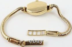 Tudor Rolex 9ct gold Vintage wristwatch 7.5 inch 9ct bracelet. In working order