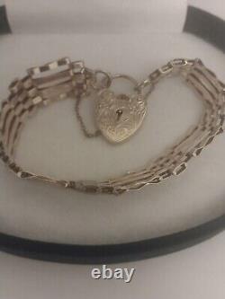 Two Gold Bracelets, Fully Hallmarked For 9ct Gold, About 25.5 Grams In