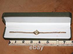 UNO vintage 9CT 375 gold bracelet WATCH