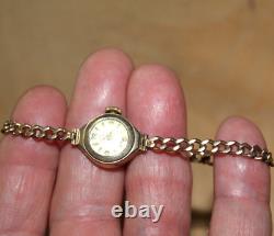 UNO vintage 9CT 375 gold bracelet WATCH