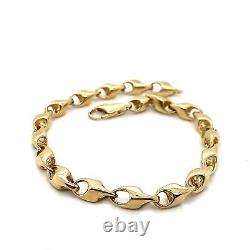 Unique Link, Solid 9ct Gold Bracelet. Full Hallmark