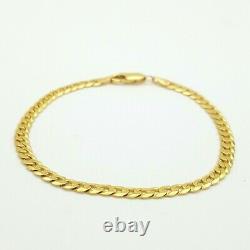 Unisex Bracelet 9ct (375,9K) Yellow Gold Curb Chain Bracelet