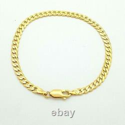 Unisex Bracelet 9ct (375,9K) Yellow Gold Curb Chain Bracelet