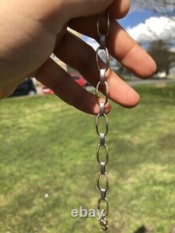 Unusual 9ct Yellow And White Gold Braclet