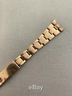 VINTAGE OMEGA 9CT SOLID GOLD SUBMARINER STYLE WATCH BRACELET Very RARE! 18mm