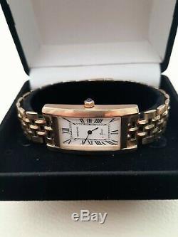 Very heavy 9ct gold mens quartz watch with 9ct gold bracelet-over 54g in weight