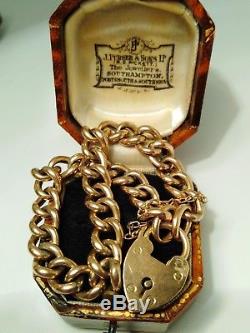 Victorian 9ct Rose Gold Charm Bracelet